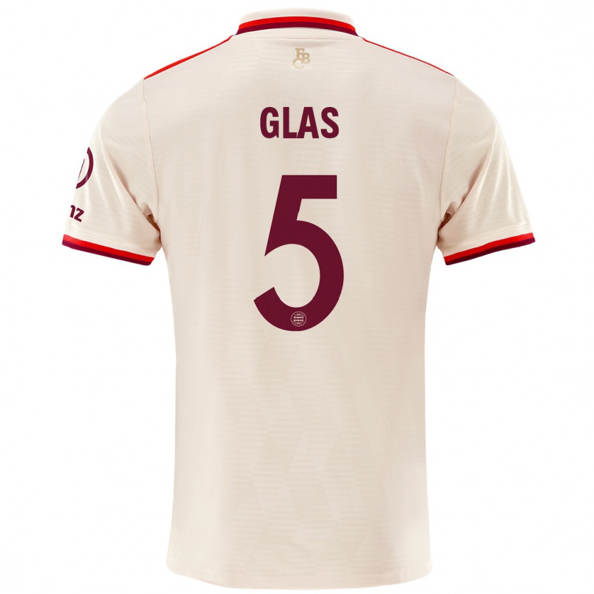 Niño Fútbol Camiseta Hanna Glas #5 Lino Equipación Tercera 2024/25