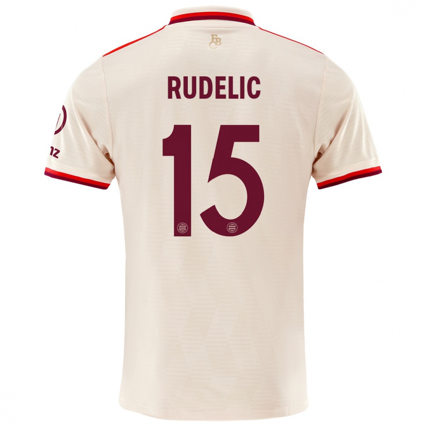 Niño Fútbol Camiseta Ivana Rudelic #15 Lino Equipación Tercera 2024/25