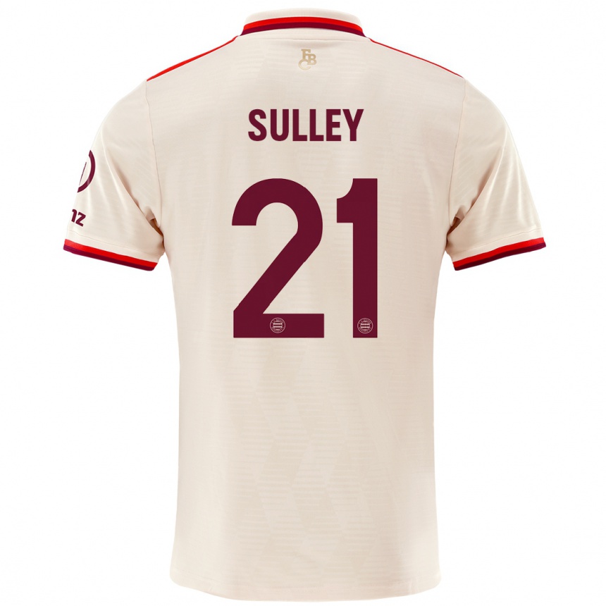 Niño Fútbol Camiseta Williams Baffour Sulley #21 Lino Equipación Tercera 2024/25