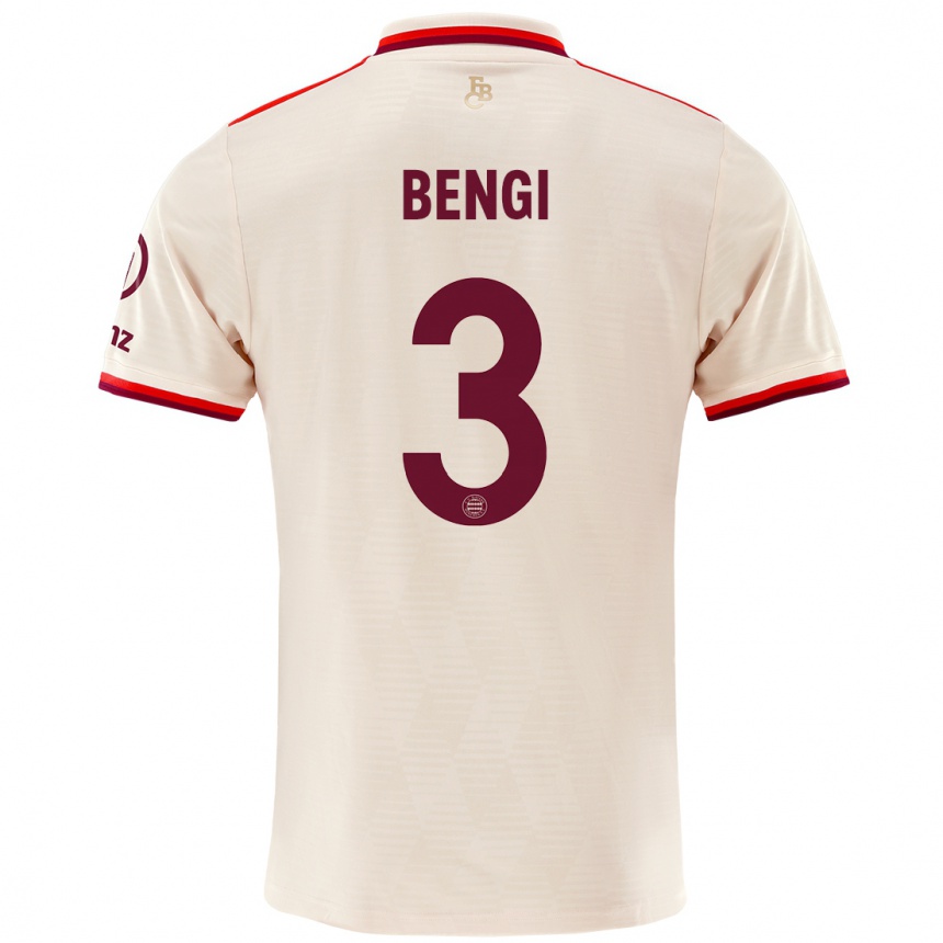 Niño Fútbol Camiseta Kaan Bengi #3 Lino Equipación Tercera 2024/25