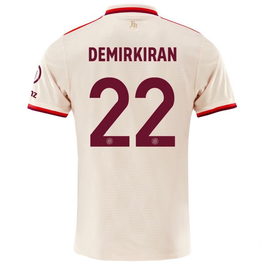 Niño Fútbol Camiseta Ediz Demirkiran #22 Lino Equipación Tercera 2024/25