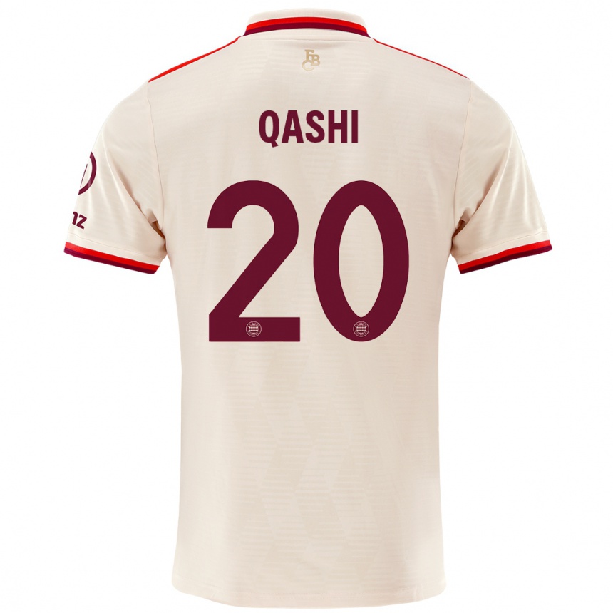 Niño Fútbol Camiseta Yousef Qashi #20 Lino Equipación Tercera 2024/25