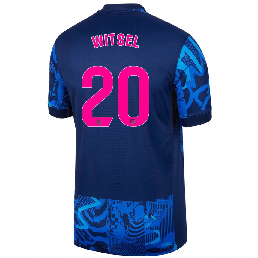 Niño Fútbol Camiseta Axel Witsel #20 Azul Real Equipación Tercera 2024/25