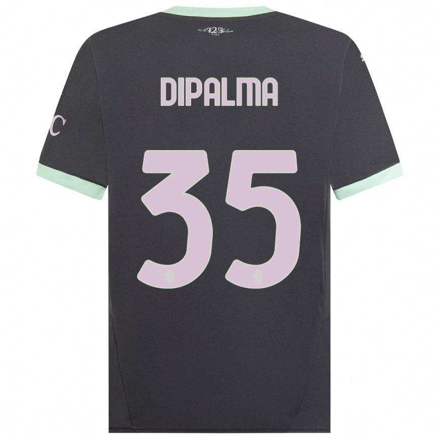 Niño Fútbol Camiseta Matteo Dipalma #35 Gris Equipación Tercera 2024/25