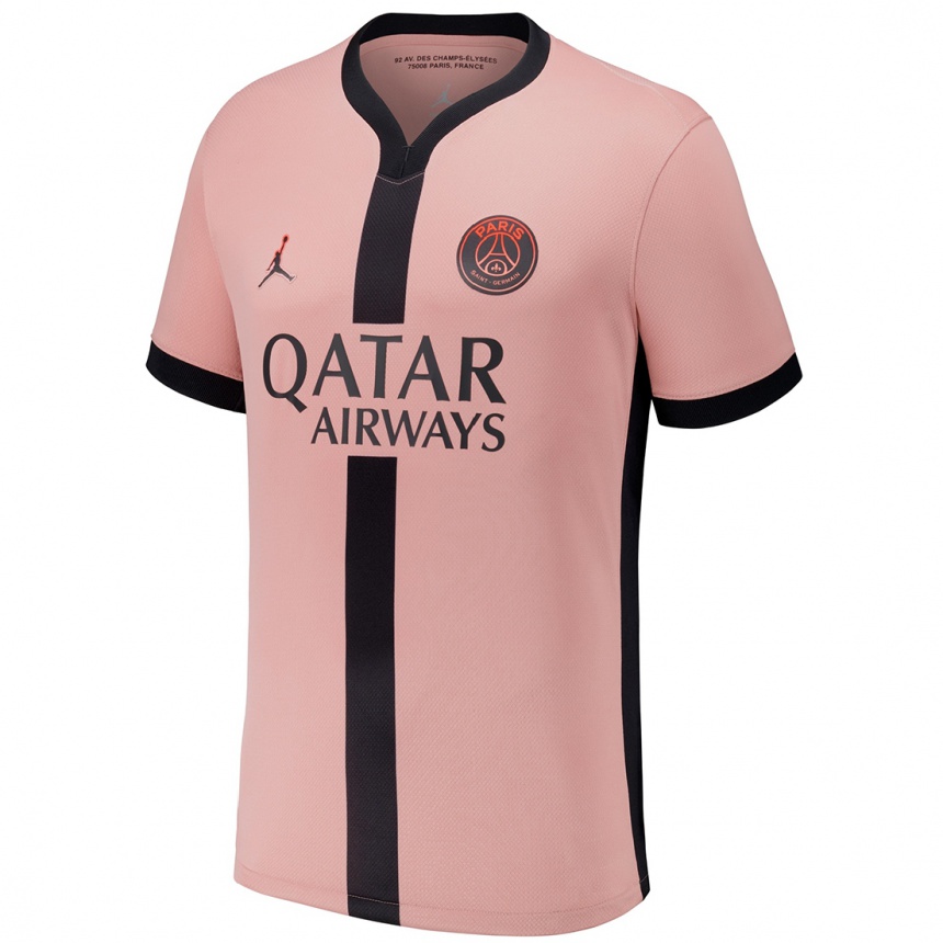 Niño Fútbol Camiseta Bilal Laurendon #16 Rosa Óxido Equipación Tercera 2024/25