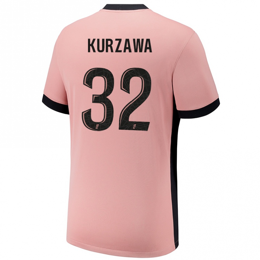 Niño Fútbol Camiseta Layvin Kurzawa #32 Rosa Óxido Equipación Tercera 2024/25