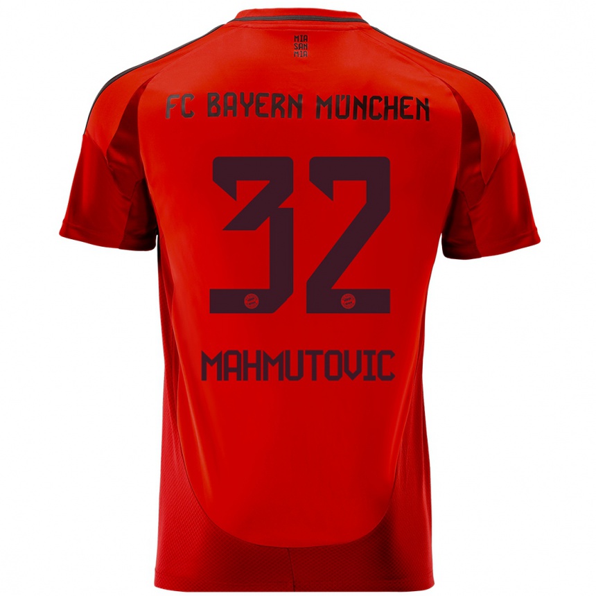 Hombre Fútbol Camiseta Ena Mahmutovic #32 Rojo 1ª Equipación 2024/25