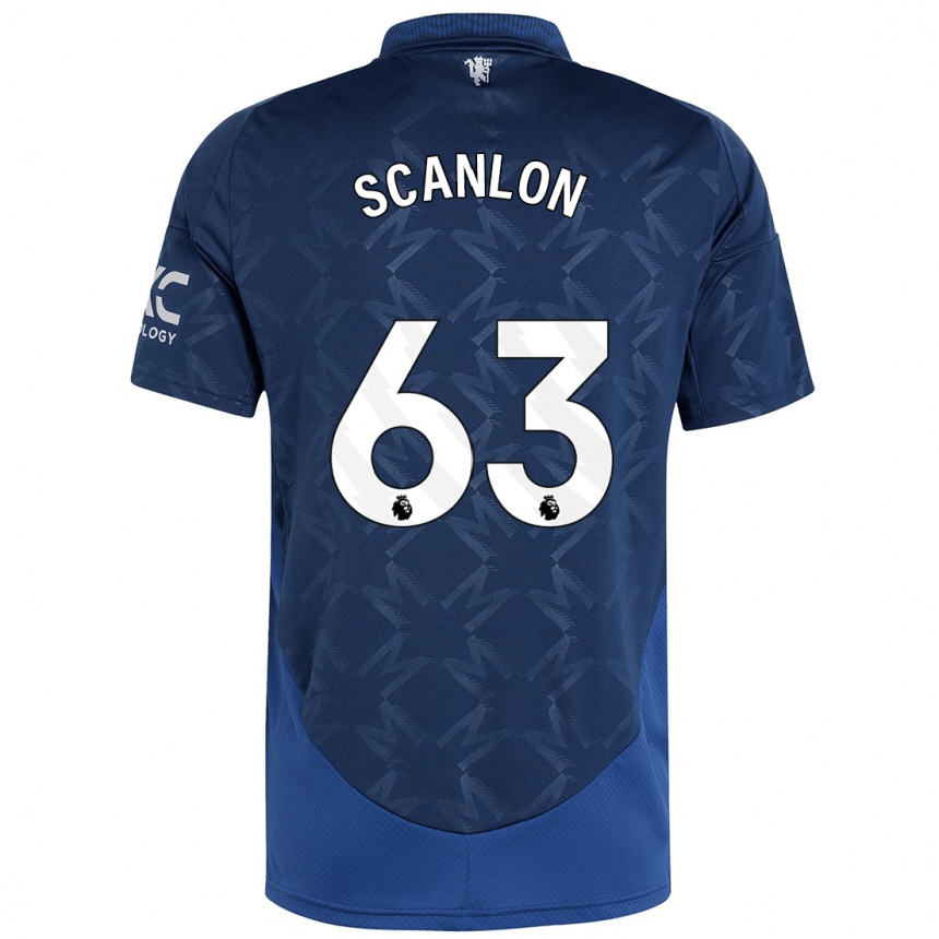 Hombre Fútbol Camiseta James Scanlon #63 Índigo 2ª Equipación 2024/25