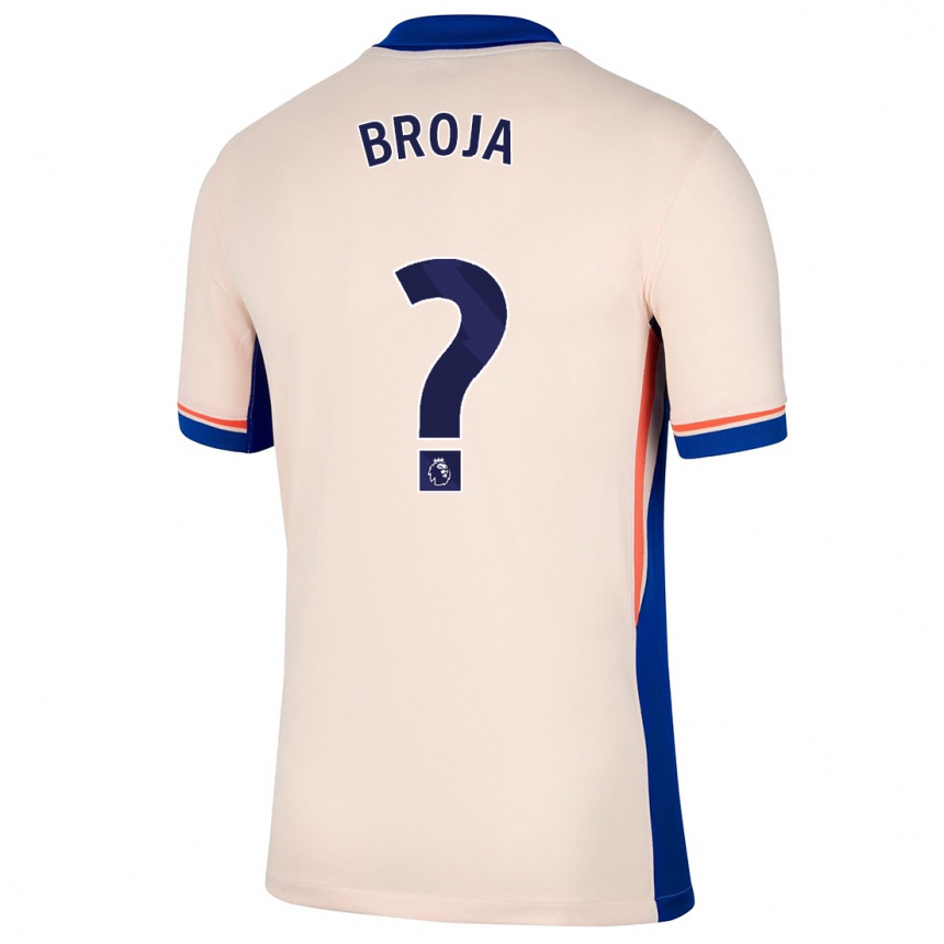 Hombre Fútbol Camiseta Armando Broja #0 Beige Claro 2ª Equipación 2024/25