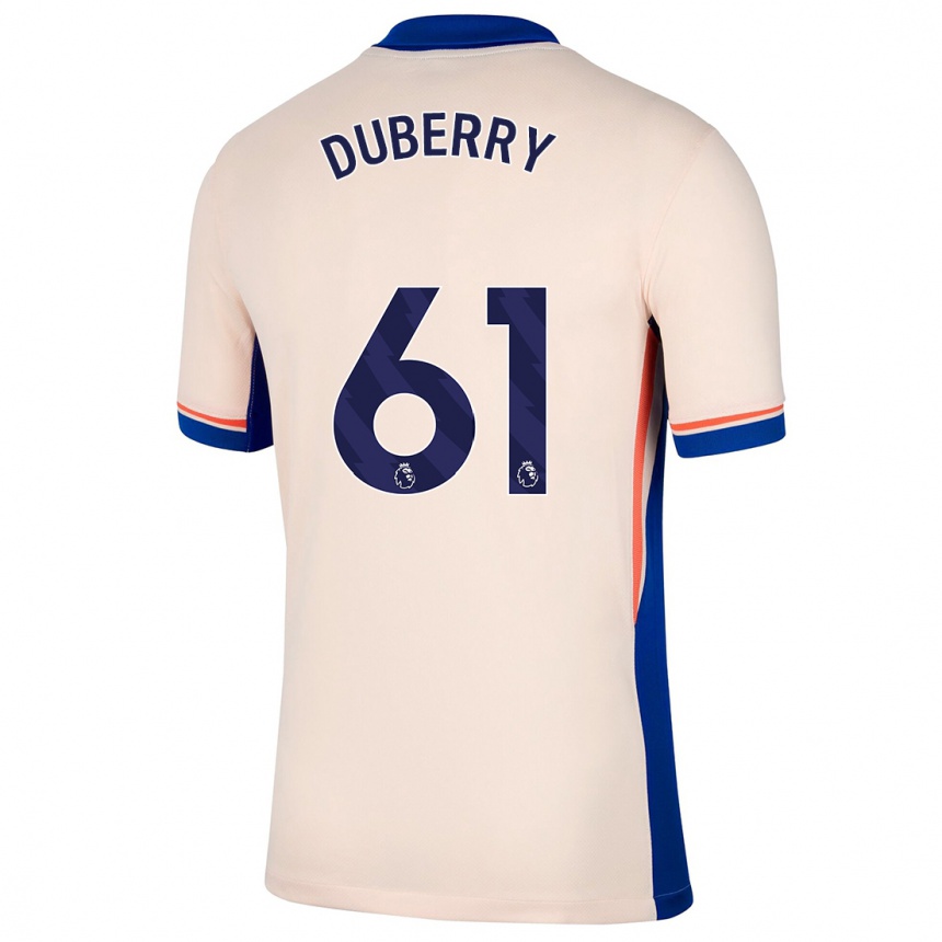 Hombre Fútbol Camiseta Zain Silcott-Duberry #61 Beige Claro 2ª Equipación 2024/25