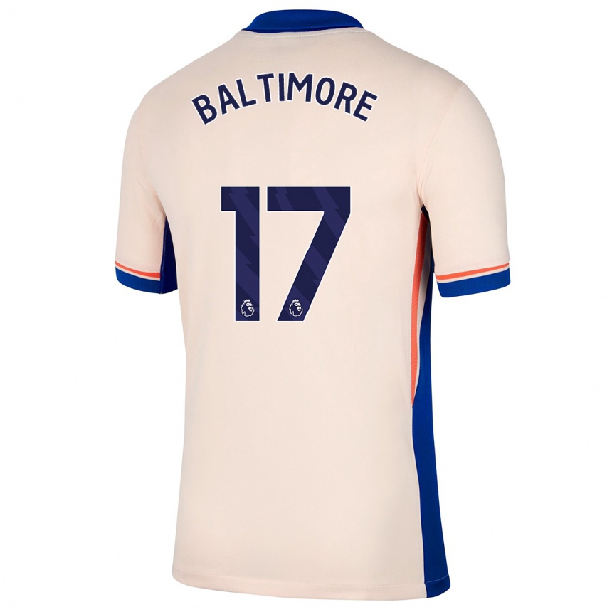 Hombre Fútbol Camiseta Sandy Baltimore #17 Beige Claro 2ª Equipación 2024/25