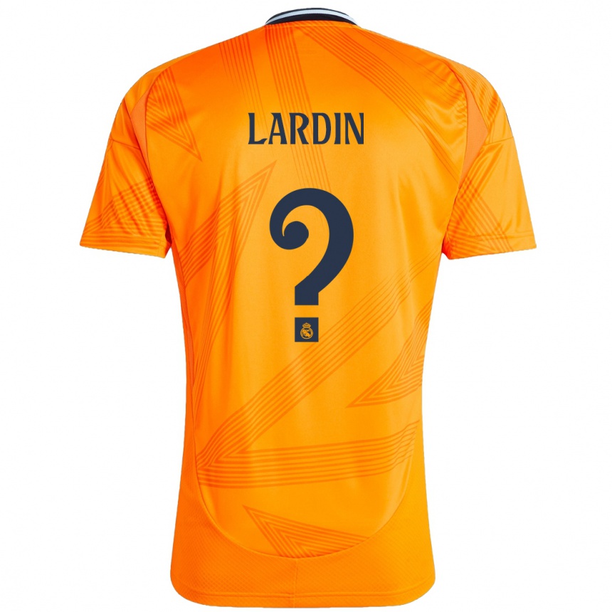 Hombre Fútbol Camiseta Carlos Lardin #0 Naranja 2ª Equipación 2024/25