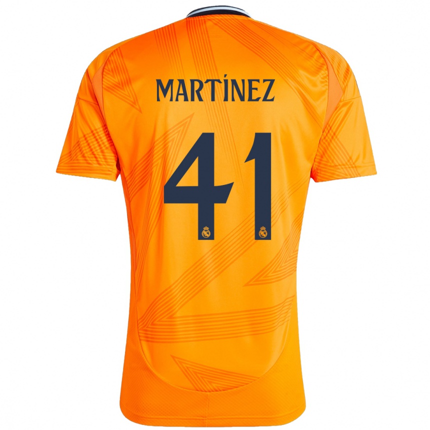 Hombre Fútbol Camiseta Joan Martínez #41 Naranja 2ª Equipación 2024/25