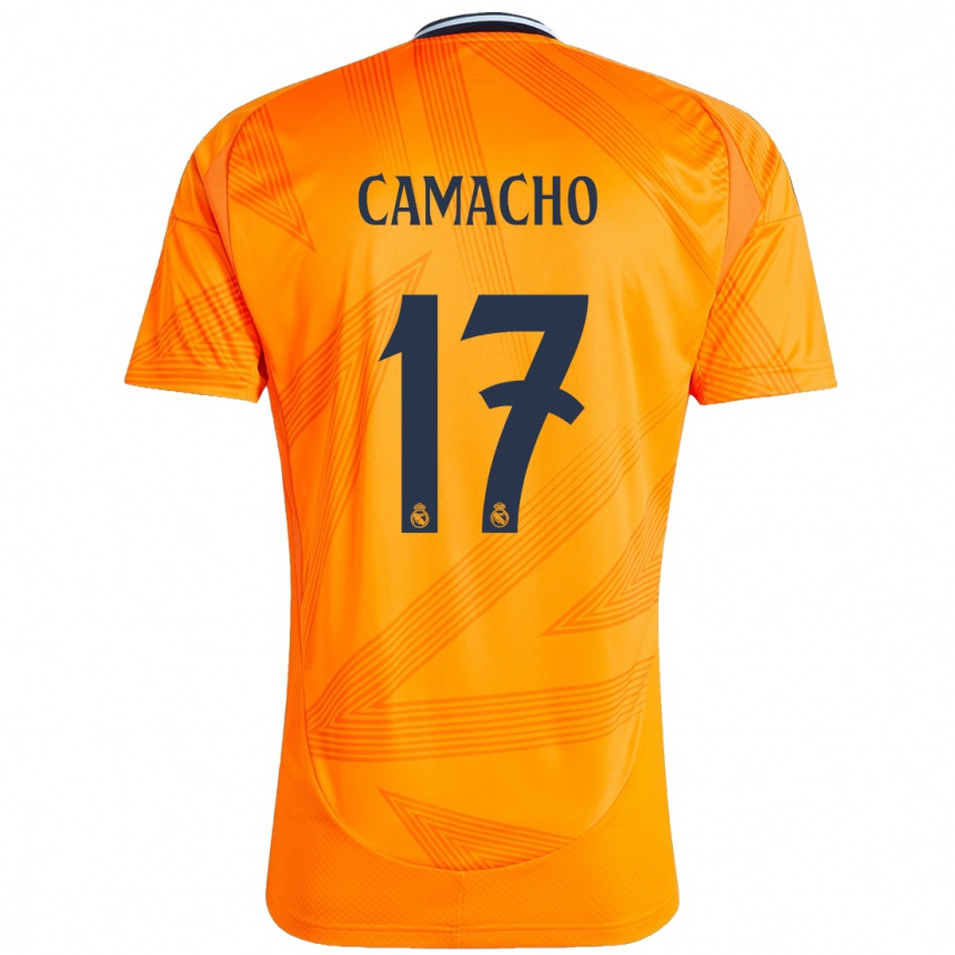 Hombre Fútbol Camiseta Carla Camacho #17 Naranja 2ª Equipación 2024/25