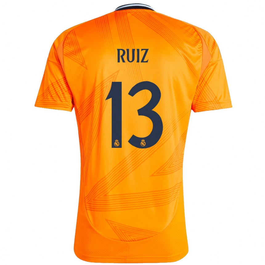 Hombre Fútbol Camiseta Guillermo Ruiz #13 Naranja 2ª Equipación 2024/25