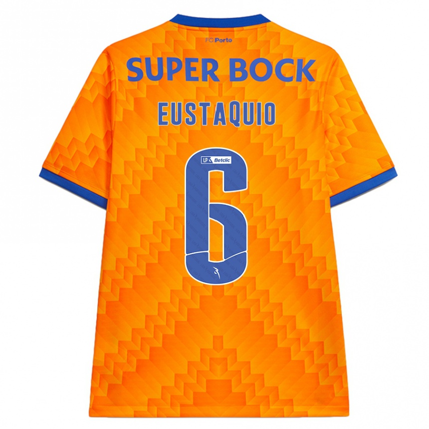 Hombre Fútbol Camiseta Stephen Eustaquio #6 Naranja 2ª Equipación 2024/25