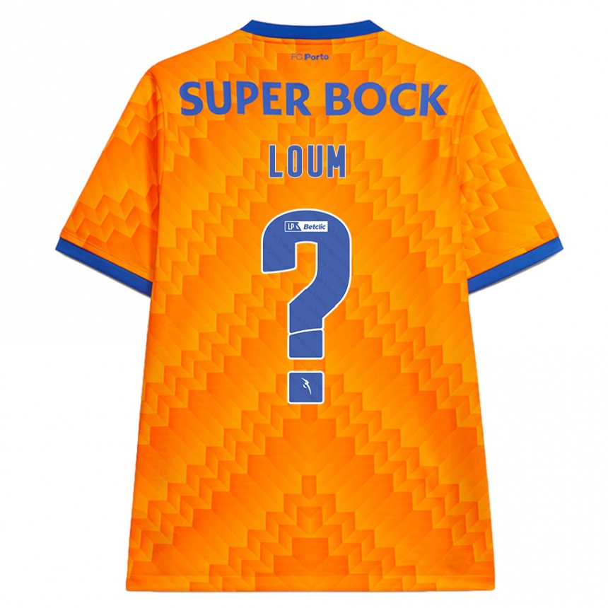 Hombre Fútbol Camiseta Mamadou Loum #0 Naranja 2ª Equipación 2024/25