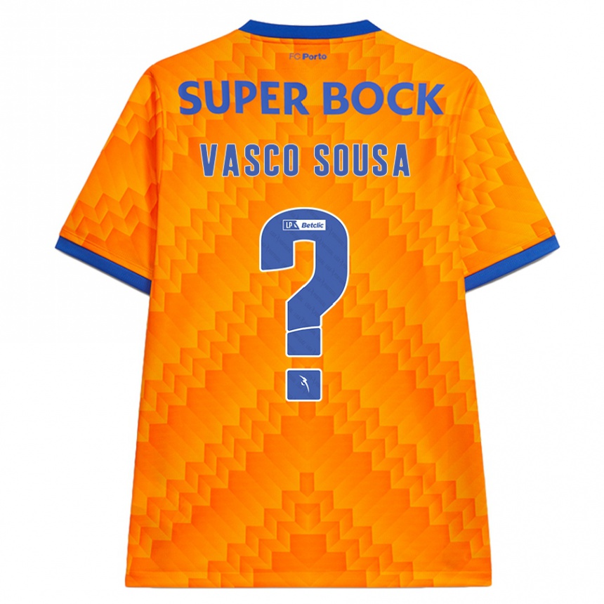 Hombre Fútbol Camiseta Vasco Sousa #0 Naranja 2ª Equipación 2024/25