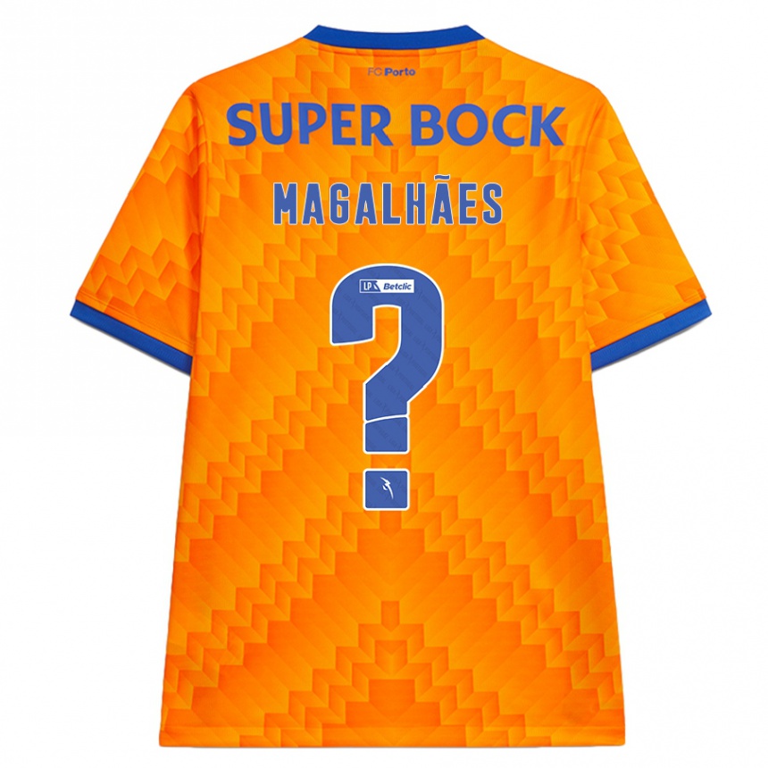 Hombre Fútbol Camiseta Rafael Magalhães #0 Naranja 2ª Equipación 2024/25