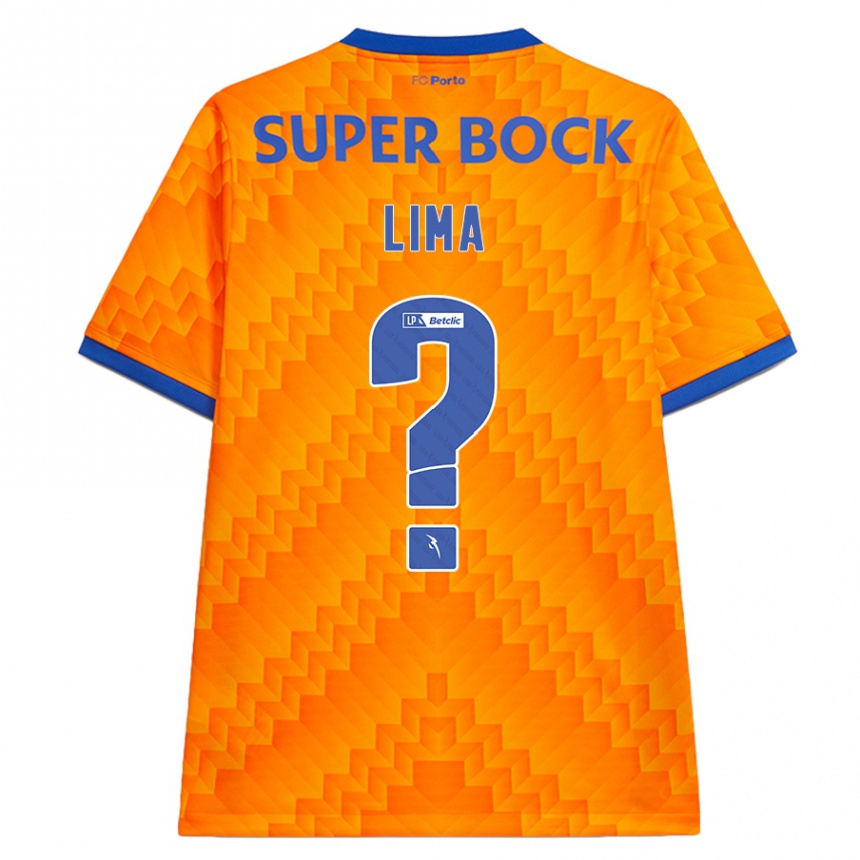 Hombre Fútbol Camiseta Bernardo Lima #0 Naranja 2ª Equipación 2024/25