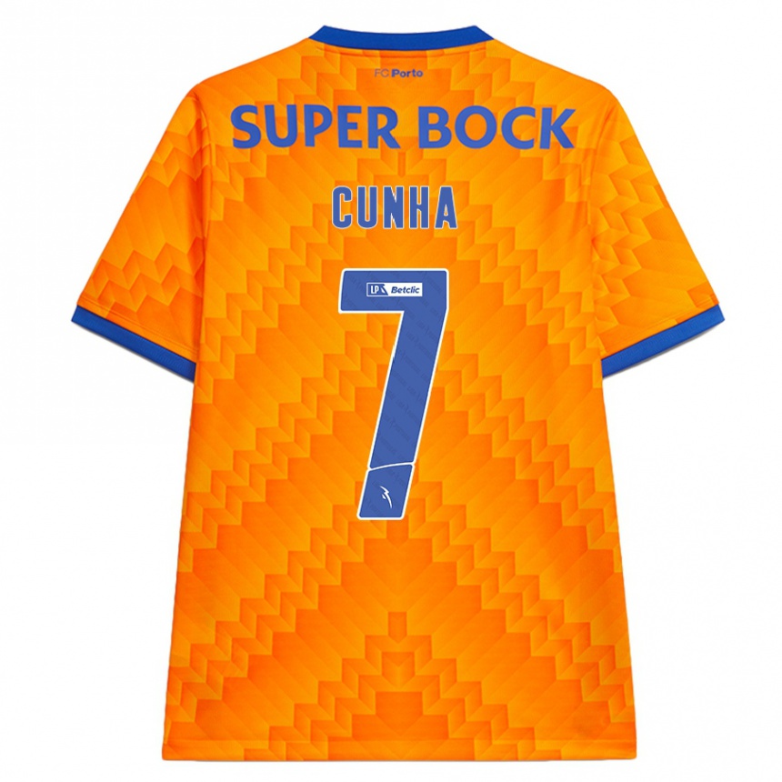 Hombre Fútbol Camiseta Duarte Cunha #7 Naranja 2ª Equipación 2024/25