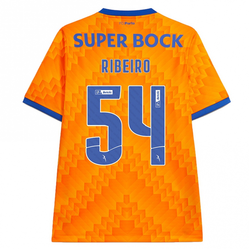 Hombre Fútbol Camiseta António Ribeiro #54 Naranja 2ª Equipación 2024/25