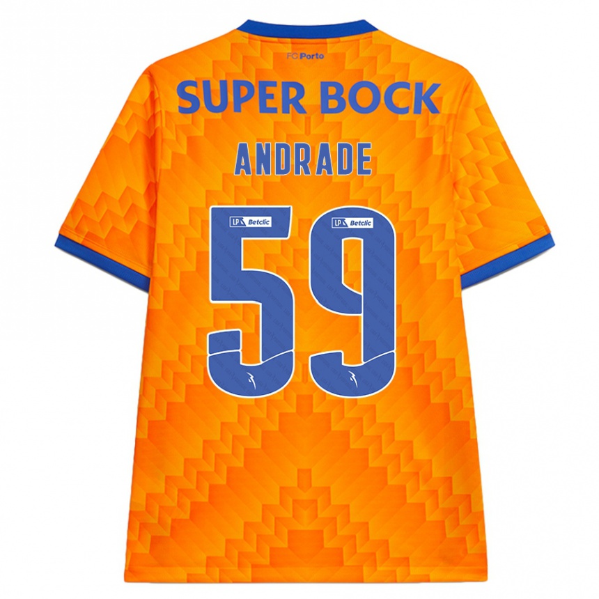 Hombre Fútbol Camiseta Tiago Andrade #59 Naranja 2ª Equipación 2024/25