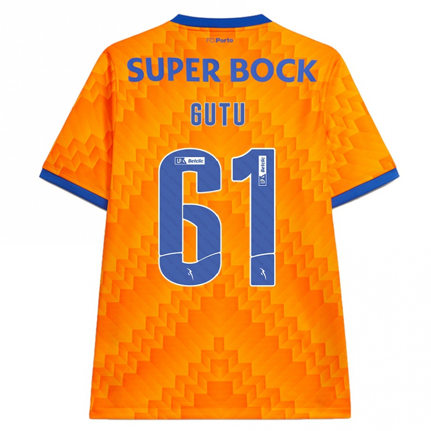 Hombre Fútbol Camiseta Denis Gutu #61 Naranja 2ª Equipación 2024/25