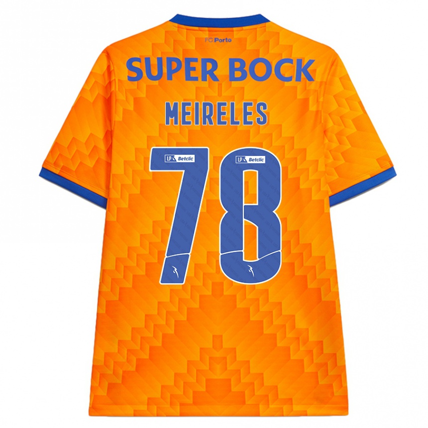 Hombre Fútbol Camiseta Jorge Meireles #78 Naranja 2ª Equipación 2024/25