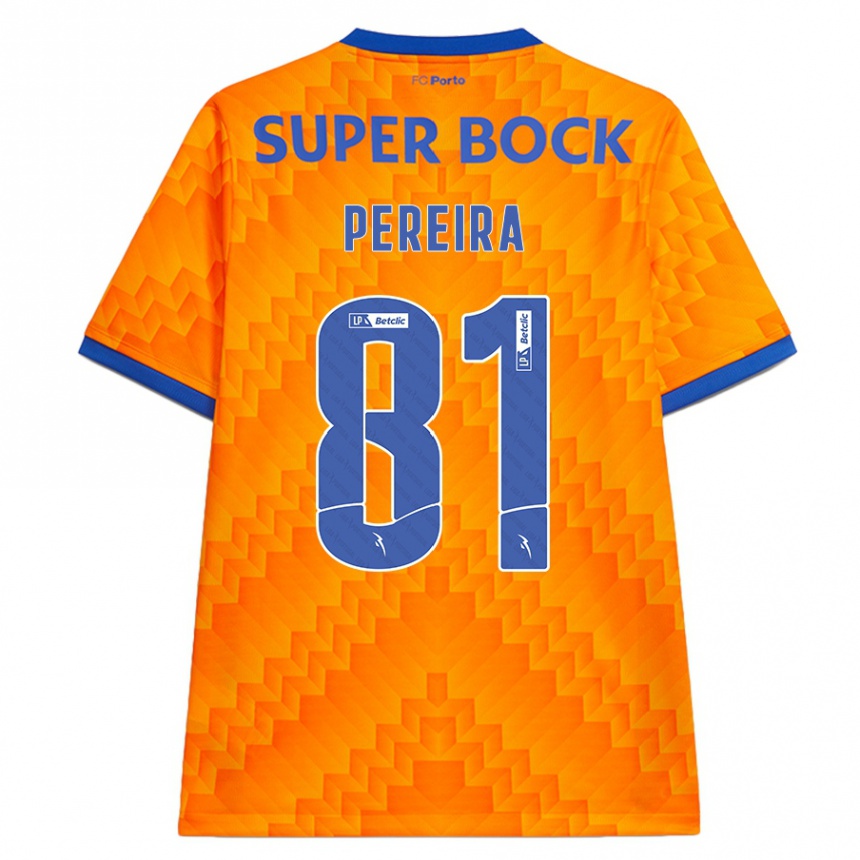 Hombre Fútbol Camiseta Martim Pereira #81 Naranja 2ª Equipación 2024/25