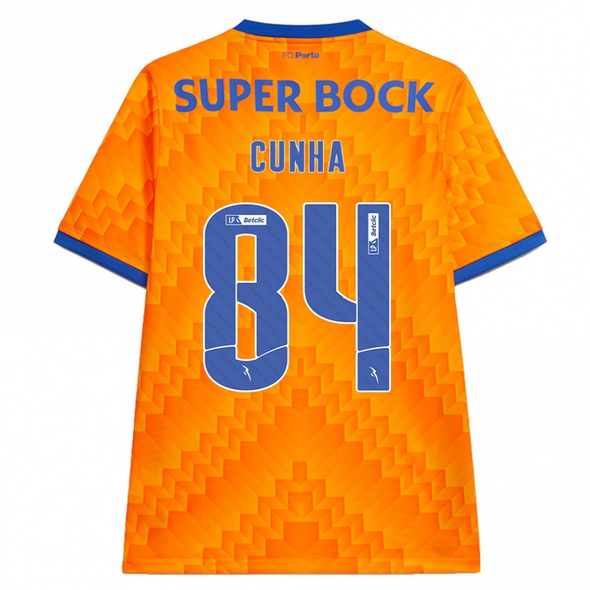 Hombre Fútbol Camiseta Martim Cunha #84 Naranja 2ª Equipación 2024/25