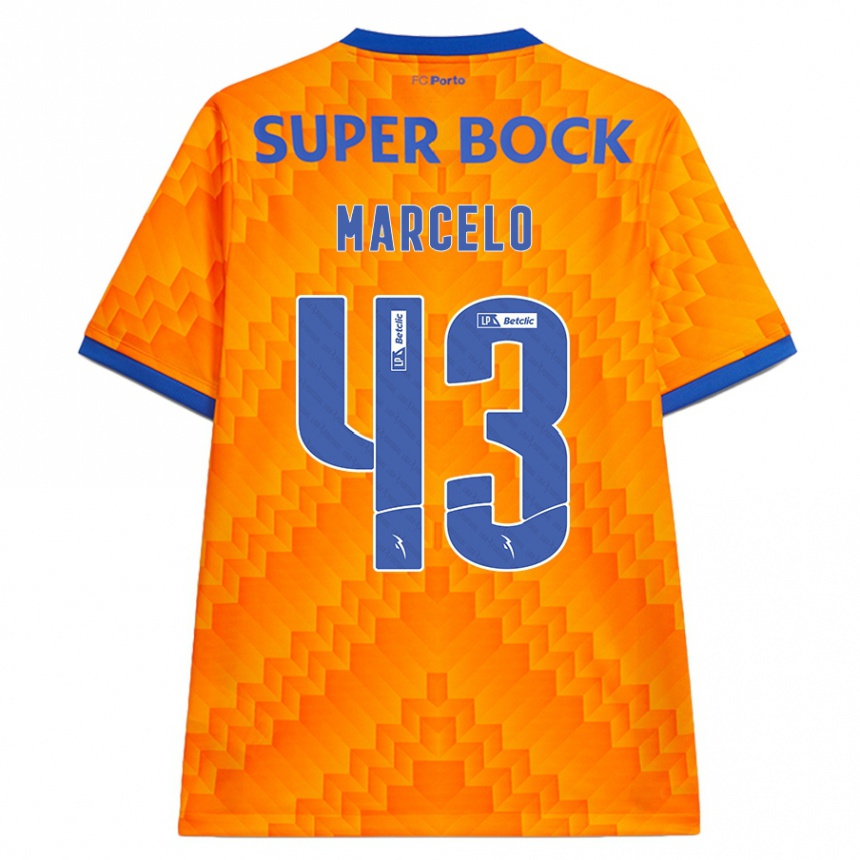 Hombre Fútbol Camiseta Joao Marcelo #43 Naranja 2ª Equipación 2024/25