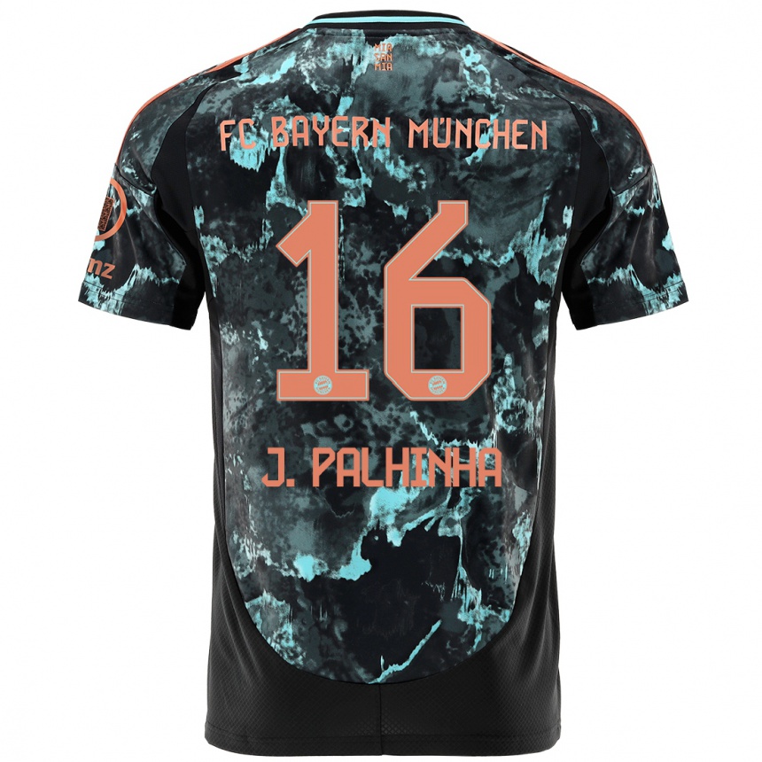 Hombre Fútbol Camiseta João Palhinha #16 Negro 2ª Equipación 2024/25