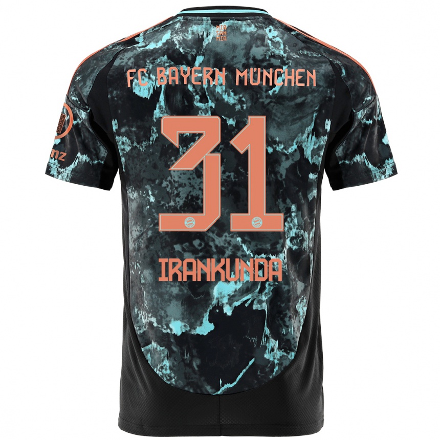 Hombre Fútbol Camiseta Nestory Irankunda #31 Negro 2ª Equipación 2024/25