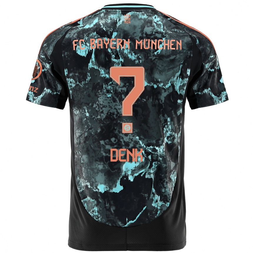 Hombre Fútbol Camiseta Luca Denk #0 Negro 2ª Equipación 2024/25