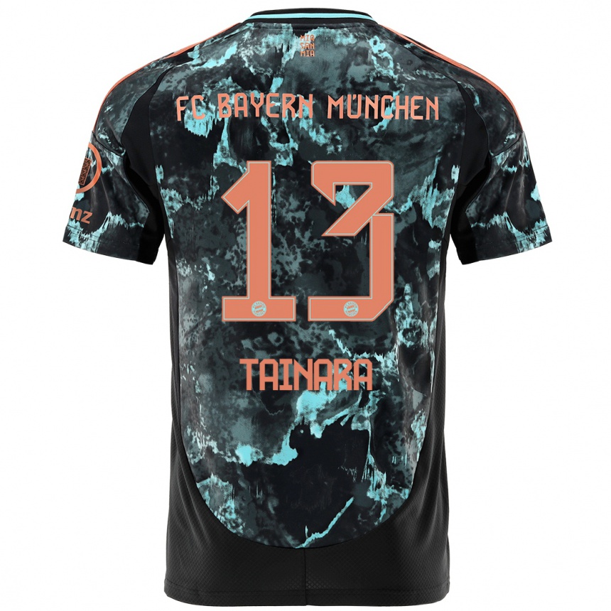 Hombre Fútbol Camiseta Tainara #13 Negro 2ª Equipación 2024/25