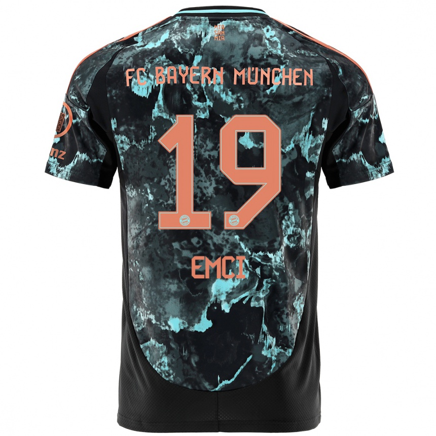 Hombre Fútbol Camiseta Ben Emci #19 Negro 2ª Equipación 2024/25