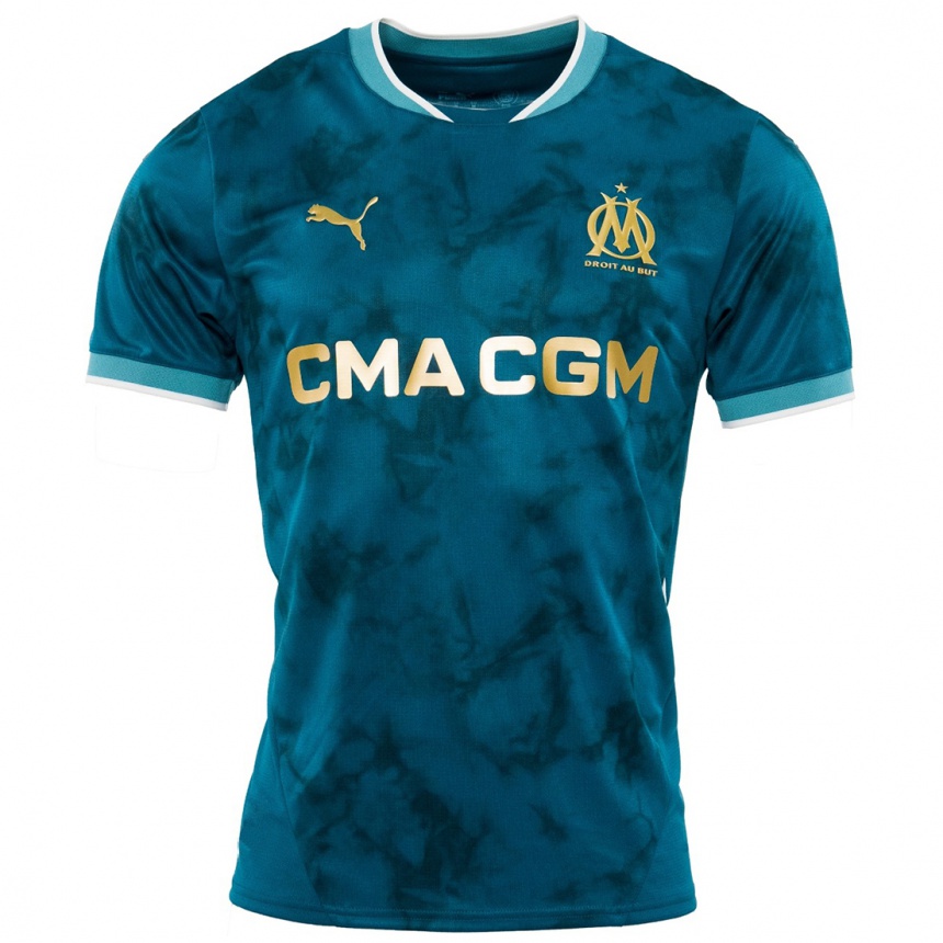 Hombre Fútbol Camiseta Dimitri Payet #10 Azul Turquesa 2ª Equipación 2024/25