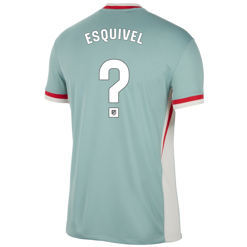 Hombre Fútbol Camiseta Salvi Esquivel #0 Beige Claro Azul 2ª Equipación 2024/25