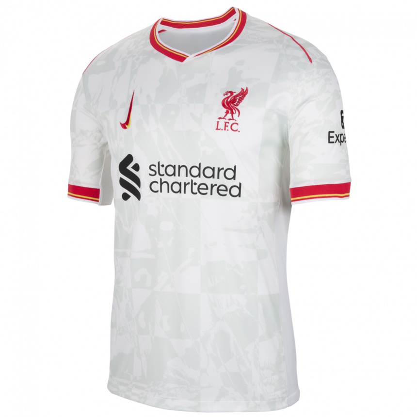 Hombre Fútbol Camiseta Fabinho #3 Blanco Rojo Negro Equipación Tercera 2024/25