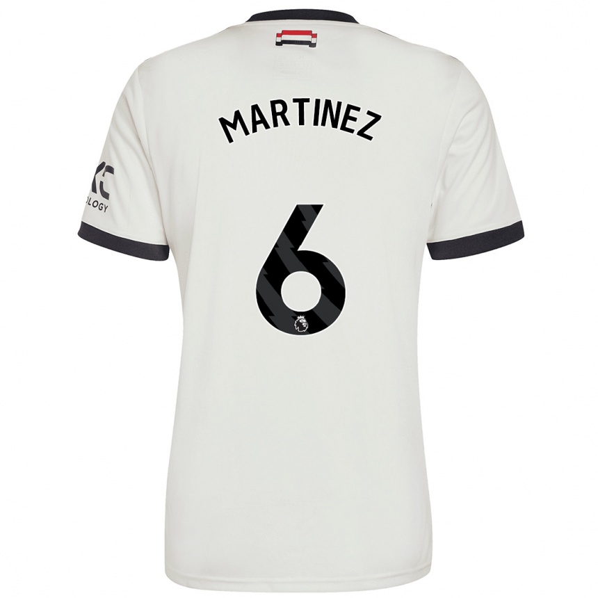 Hombre Fútbol Camiseta Lisandro Martinez #6 Blanquecino Equipación Tercera 2024/25