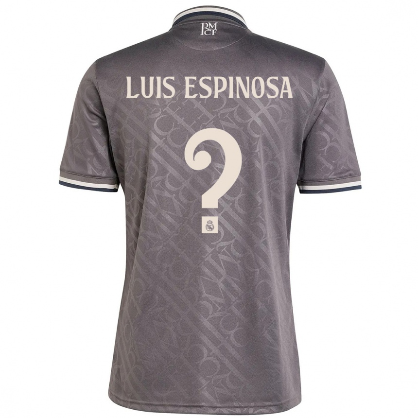 Hombre Fútbol Camiseta José Luis Espinosa #0 Carbón Equipación Tercera 2024/25