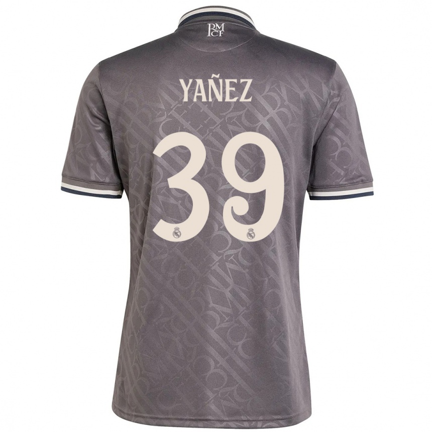 Hombre Fútbol Camiseta Daniel Yañez #39 Carbón Equipación Tercera 2024/25