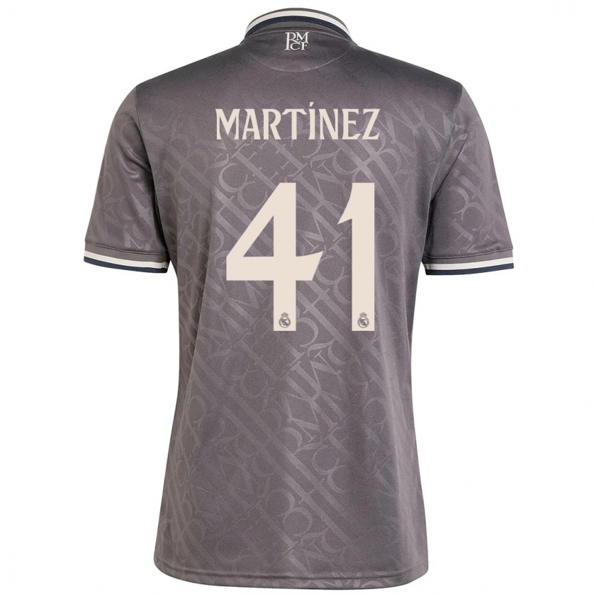 Hombre Fútbol Camiseta Joan Martínez #41 Carbón Equipación Tercera 2024/25