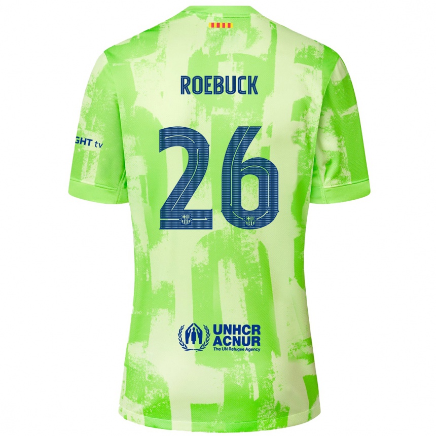 Hombre Fútbol Camiseta Ellie Roebuck #26 Lima Equipación Tercera 2024/25