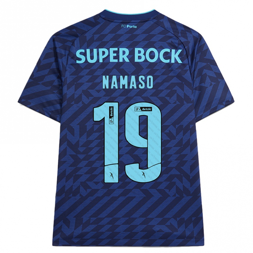 Hombre Fútbol Camiseta Danny Namaso #19 Azul Marino Equipación Tercera 2024/25