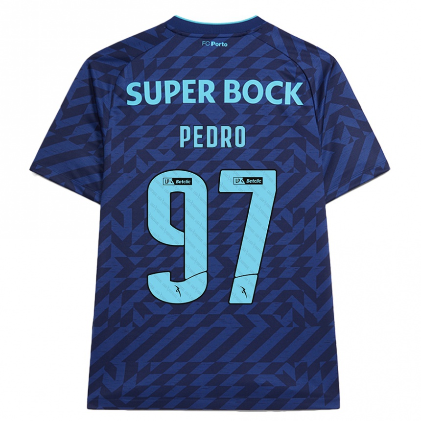 Hombre Fútbol Camiseta Zé Pedro #97 Azul Marino Equipación Tercera 2024/25