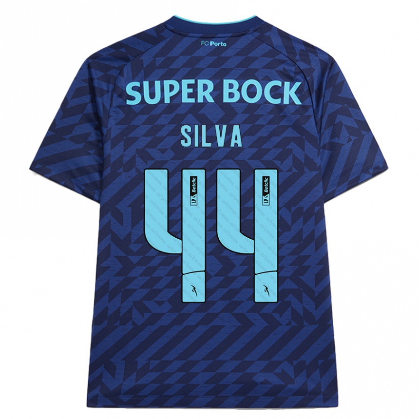 Hombre Fútbol Camiseta Felipe Silva #44 Azul Marino Equipación Tercera 2024/25