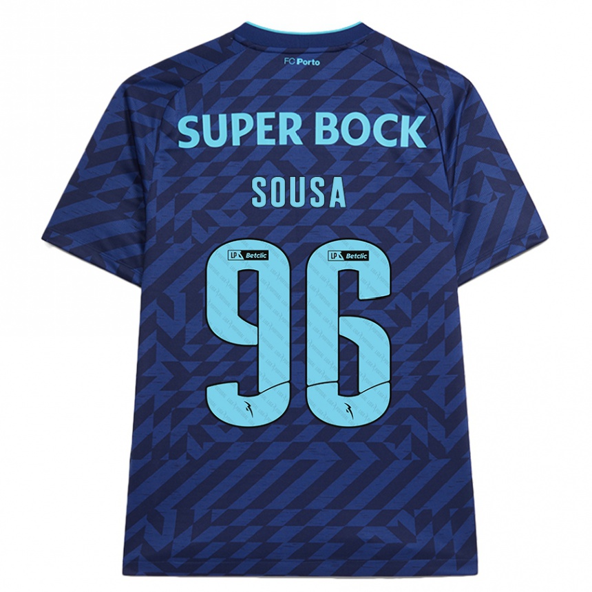 Hombre Fútbol Camiseta Filipe Sousa #96 Azul Marino Equipación Tercera 2024/25