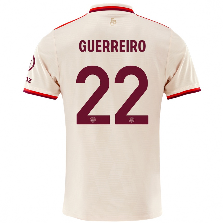 Hombre Fútbol Camiseta Raphaël Guerreiro #22 Lino Equipación Tercera 2024/25